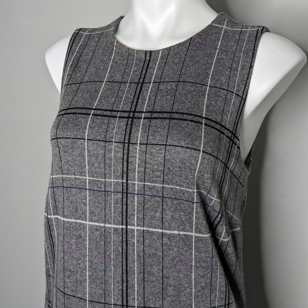 J Jill Ponte grey knit dress S - Picture 2 of 10